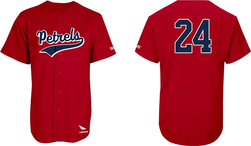 Camisa Flying Petrels: rojo