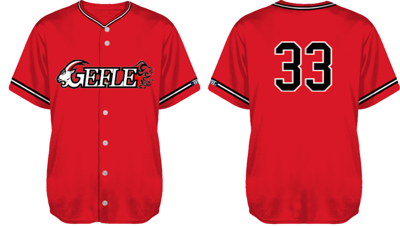 Gefle Jersey Red: Flatback Mesh