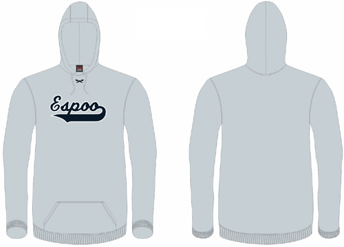 Felpa con cappuccio Espoo Expos, grigio