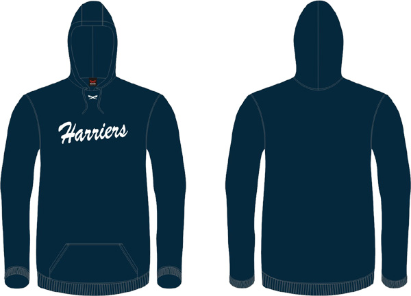 Felpa con cappuccio Harriers
