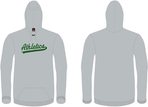 Felpa con cappuccio Athletics
