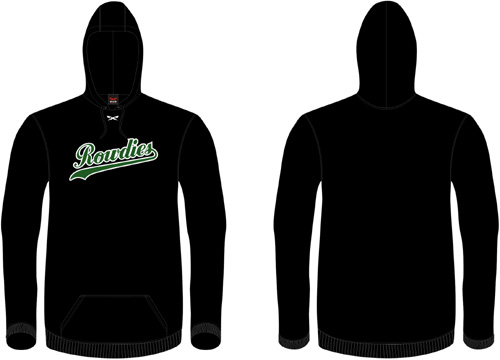 Sudadera Rowdies: negra