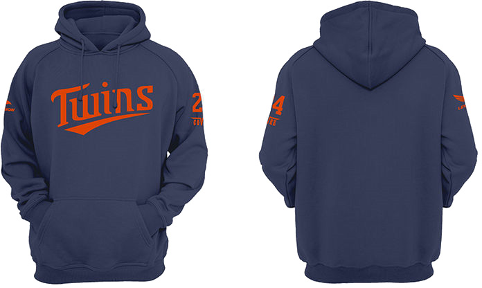 Twins Hoodie: Navy