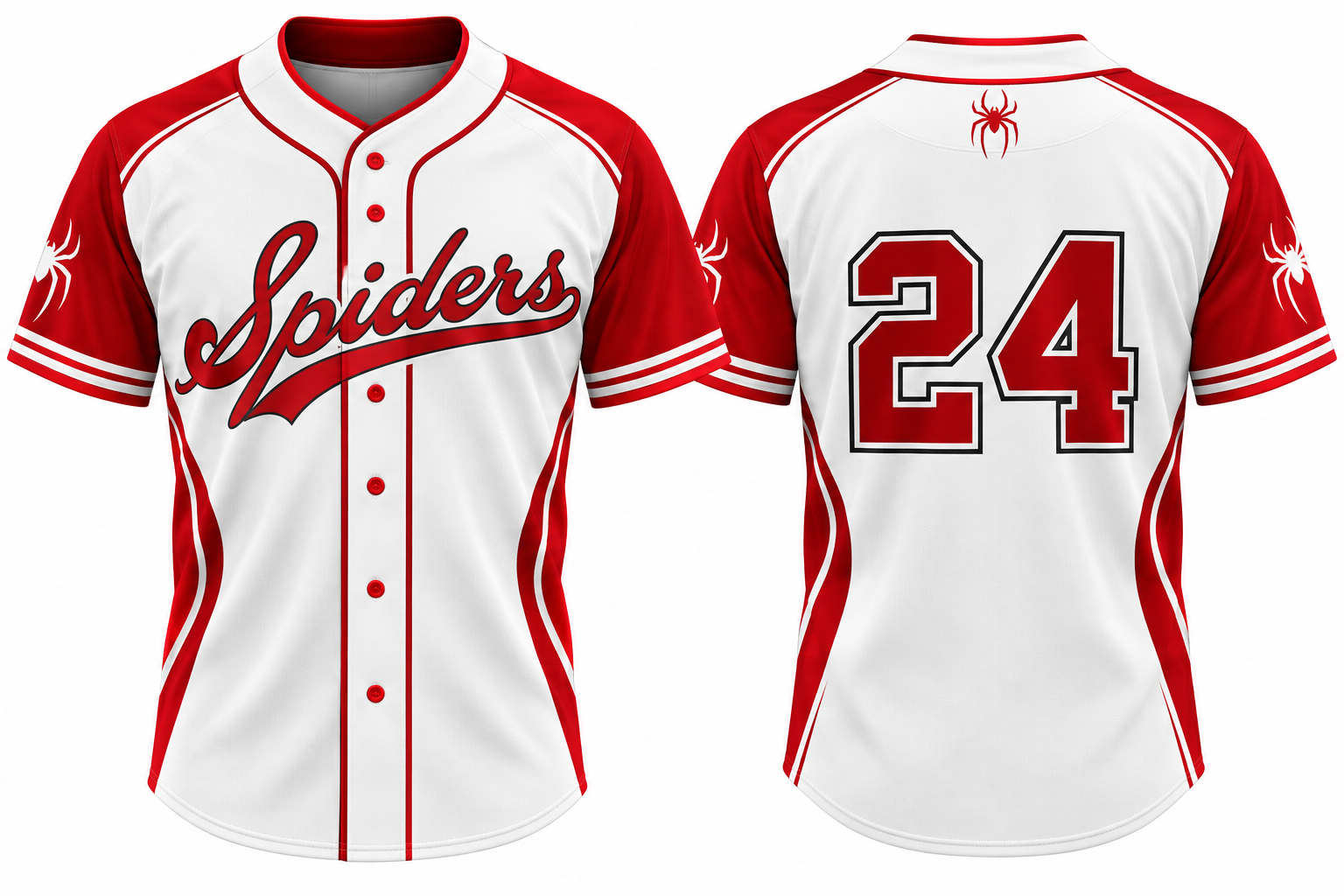 Annecy Spiders Alternate Jersey, Flatback Mesh