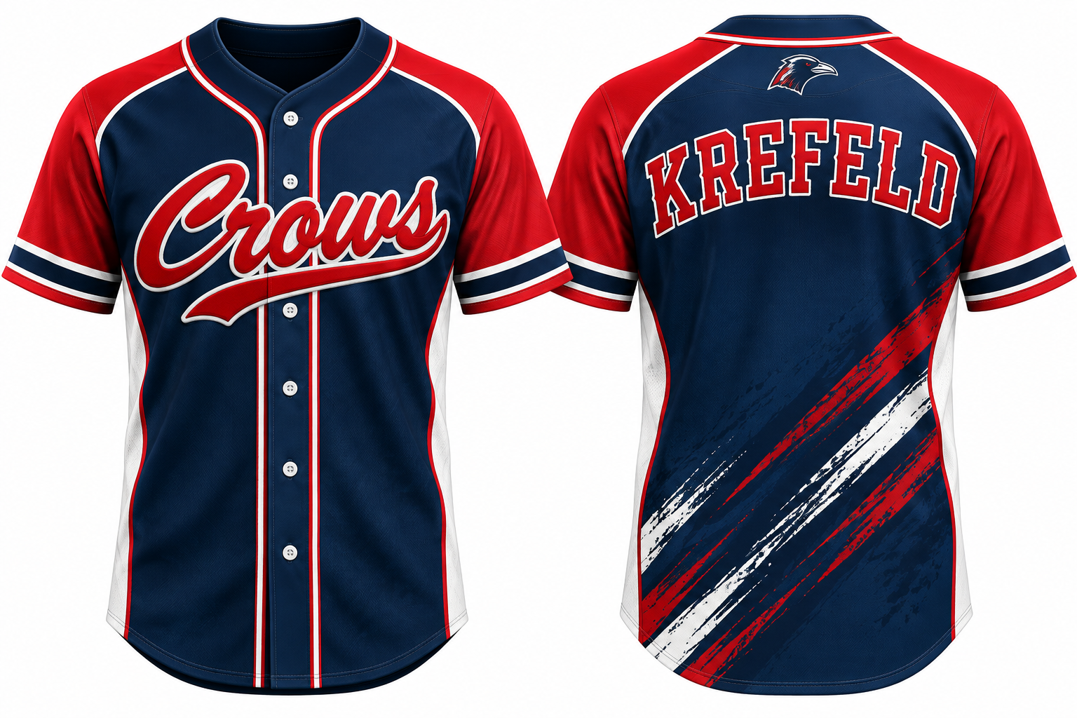 Krefeld Crows Alternate Jersey, Flatback Mesh