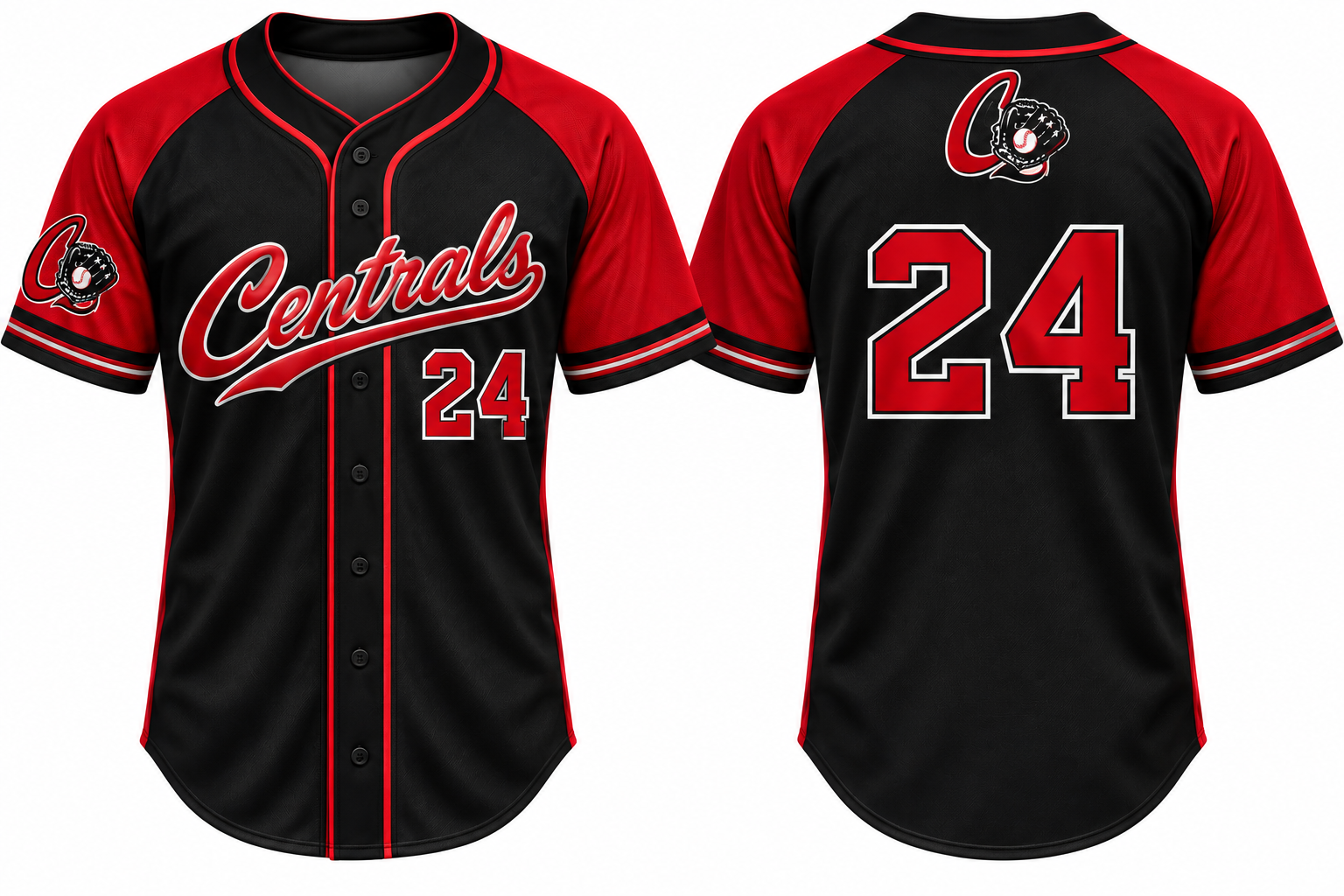Centrals Alternate Jersey, Flatback Mesh