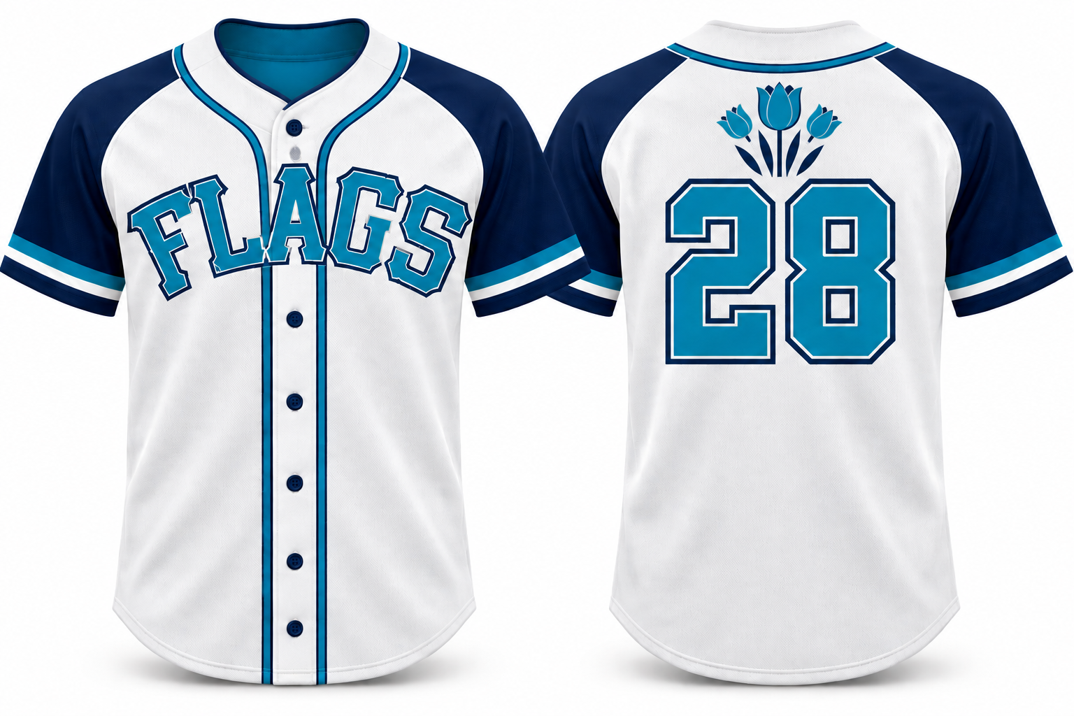Flags Alternate Jersey, Flatback Mesh