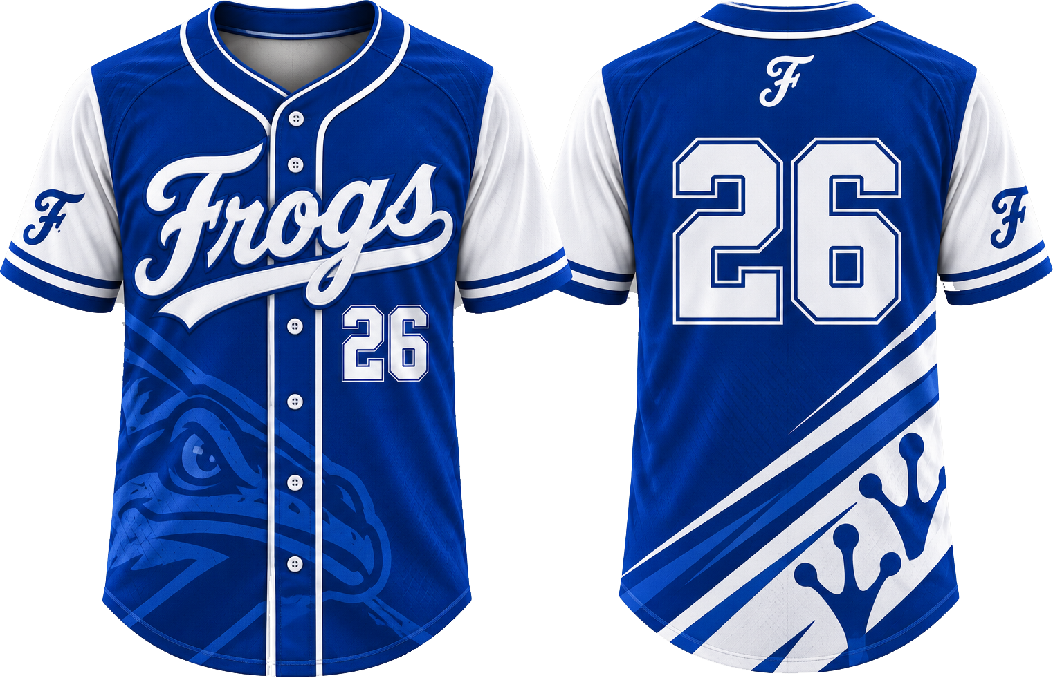 Odiz Frogs Alternate Jersey, Flatback Mesh