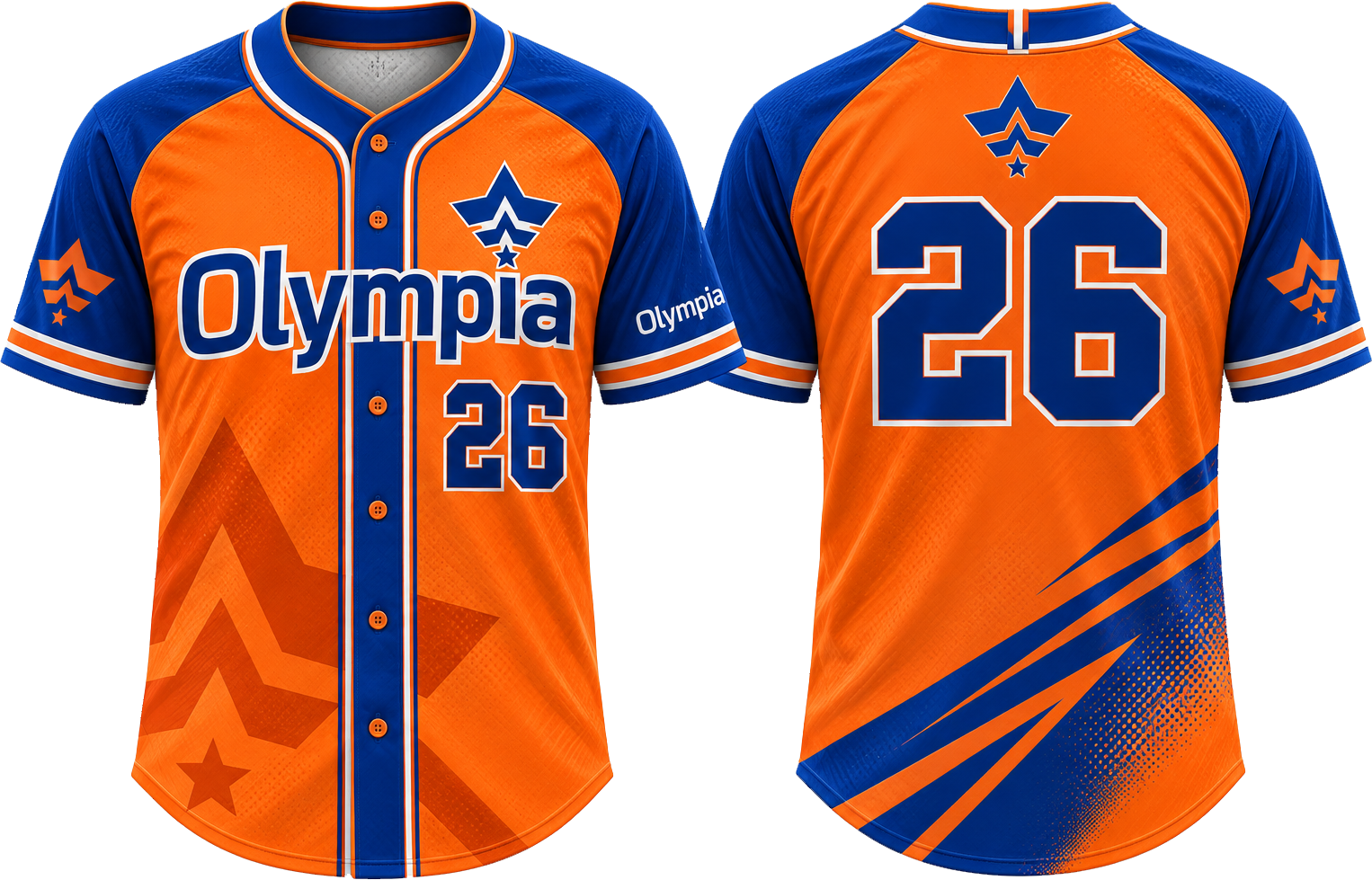 Olympia Alternate Jersey, Flatback Mesh