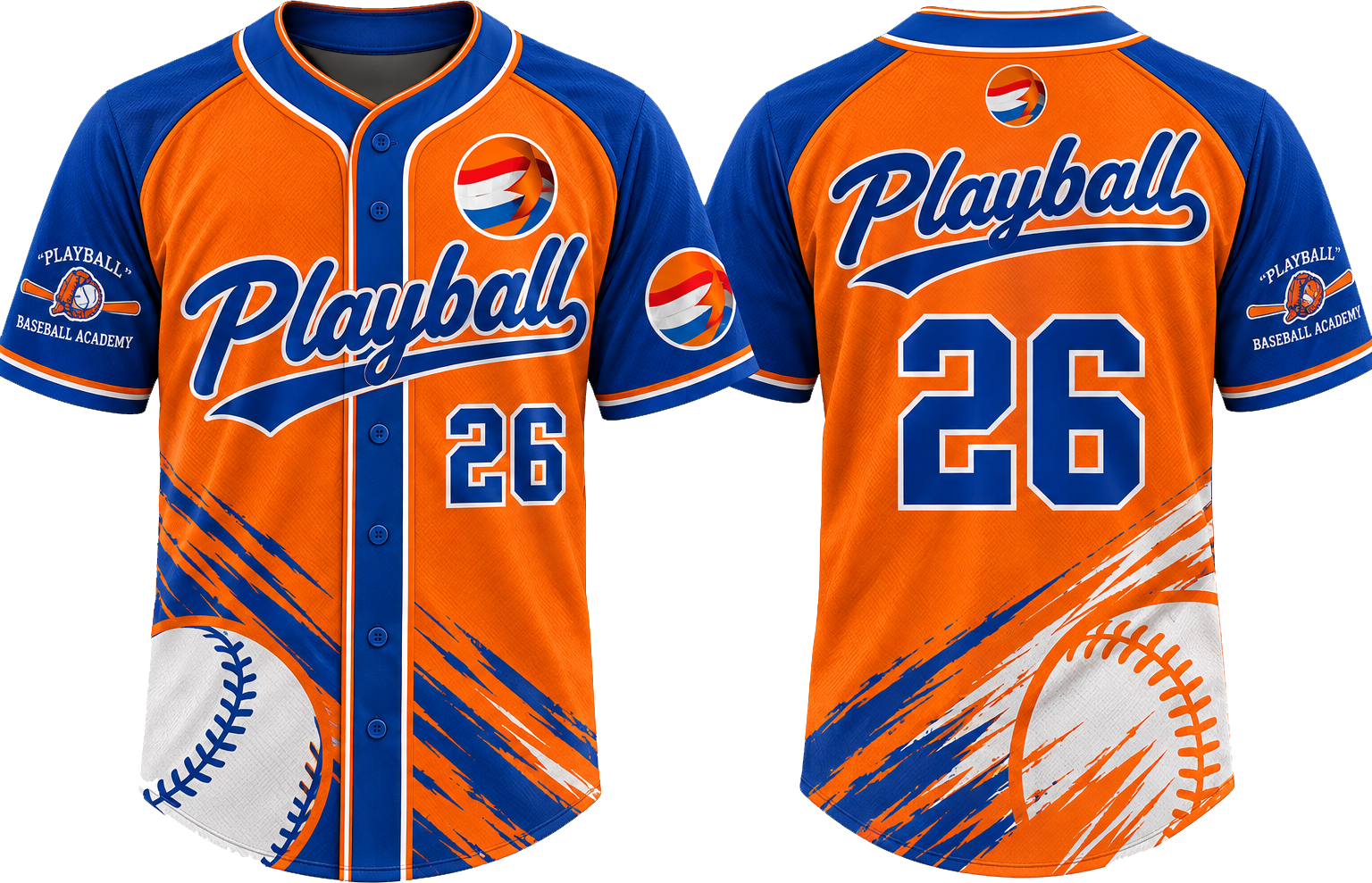 Playball Alternate Jersey, Flatback Mesh