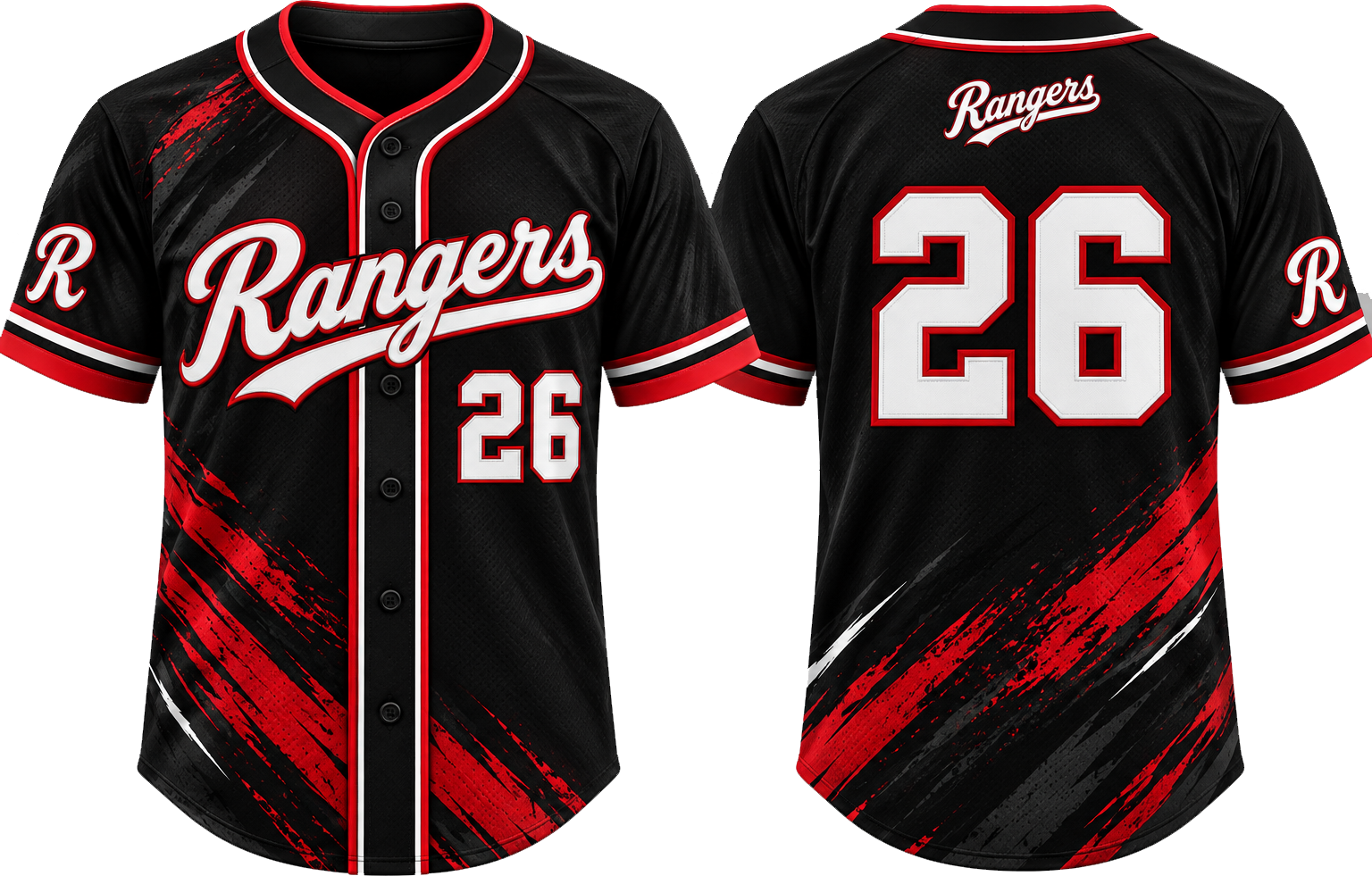 Radboud Rangers Alternate Jersey, Flatback Mesh