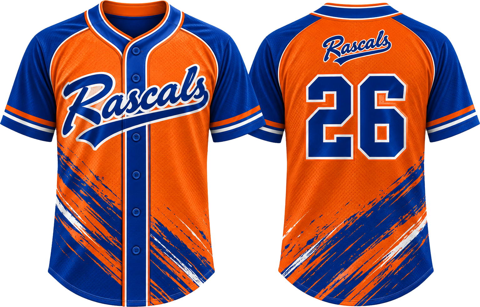 Rascals Alternate Jersey, Flatback Mesh