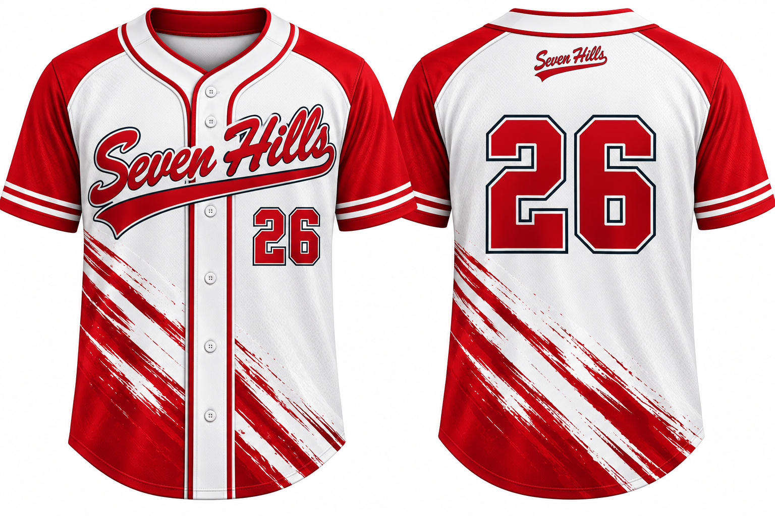 Seven Hills Alternate Jersey, Flatback Mesh