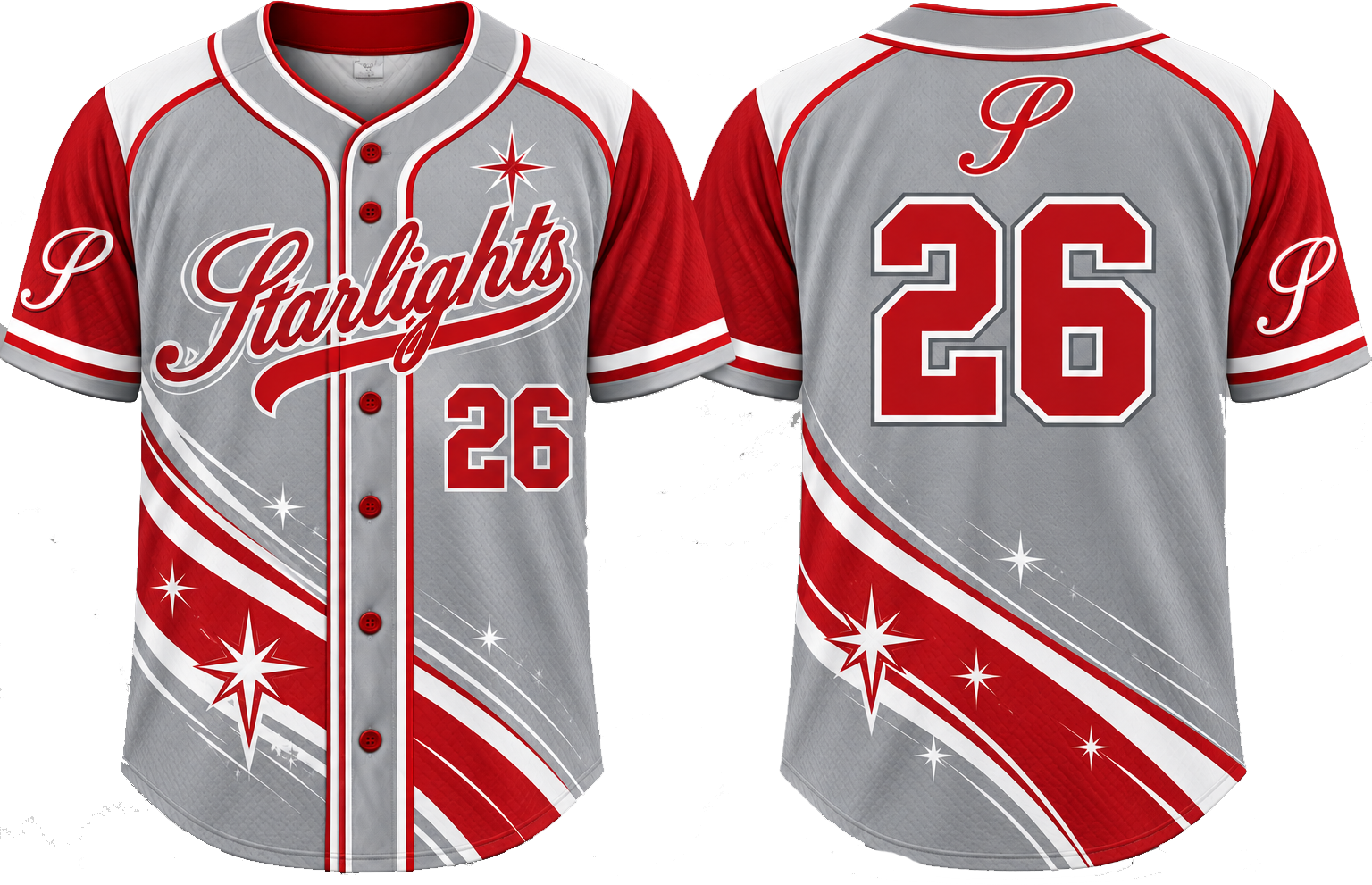 Starlights Alternate Jersey, Flatback Mesh