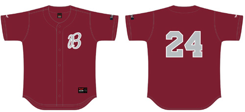 Maglia Baldham Boars, abbottonatura: maglia a schiena piatta