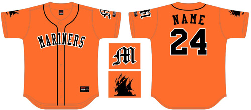Camisa Kent Mariners: naranja