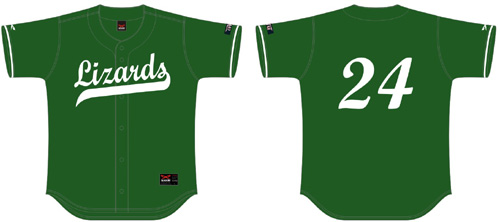 Lübeck Lizards Jersey, Green: Flatback Mesh