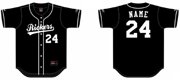 Black Rickers Shirt, Dames: Flatback Mesh