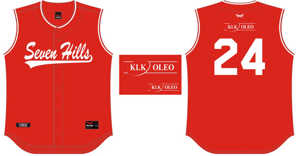 Seven Hills Jersey Softball, Flatback Mesh + Sponsor