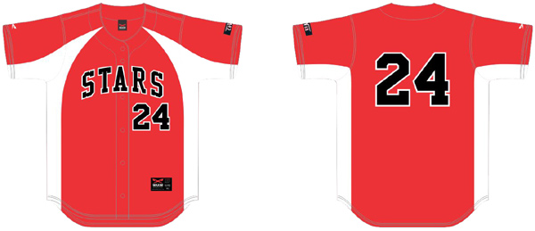 Egedal Stars Jersey, Flatback mesh: Mens
