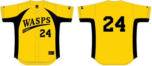 Romford Wasps Jersey, FlatBack Mesh: Yellow