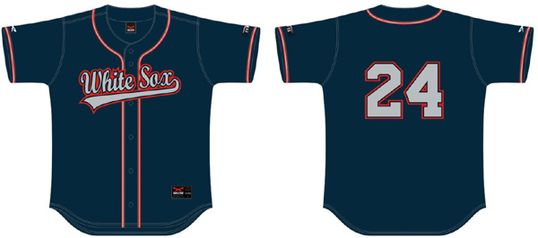 Limburg White Sox Jersey: Flatback Mesh