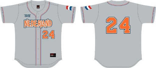 Shirt Nederland O.S. Athene, grijs