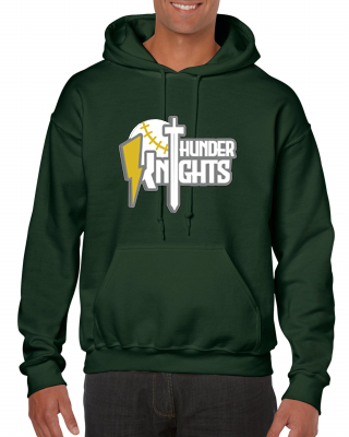 New Forest Thunderknights Hoodie Dark Green