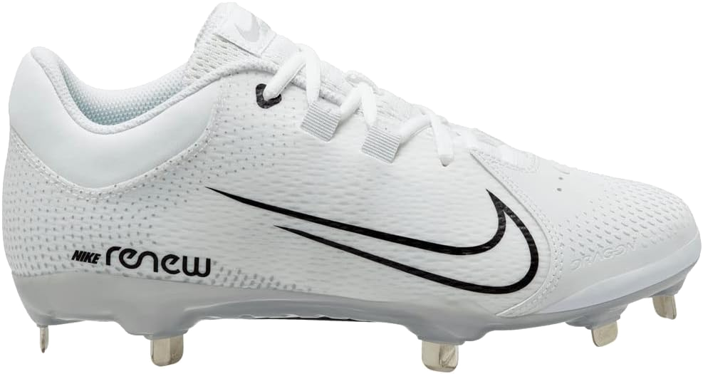 Nike Hyperdiamond 4 Pro Metal, Women: White/Black