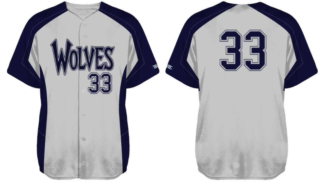 Odense Wolves Shirt, Power: Flatback Mesh