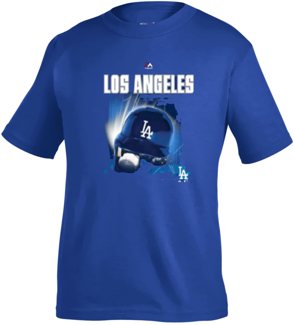 Kinetic Helmet Kids T-Shirt: Dodgers