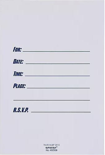 Baseball Invitations (8)