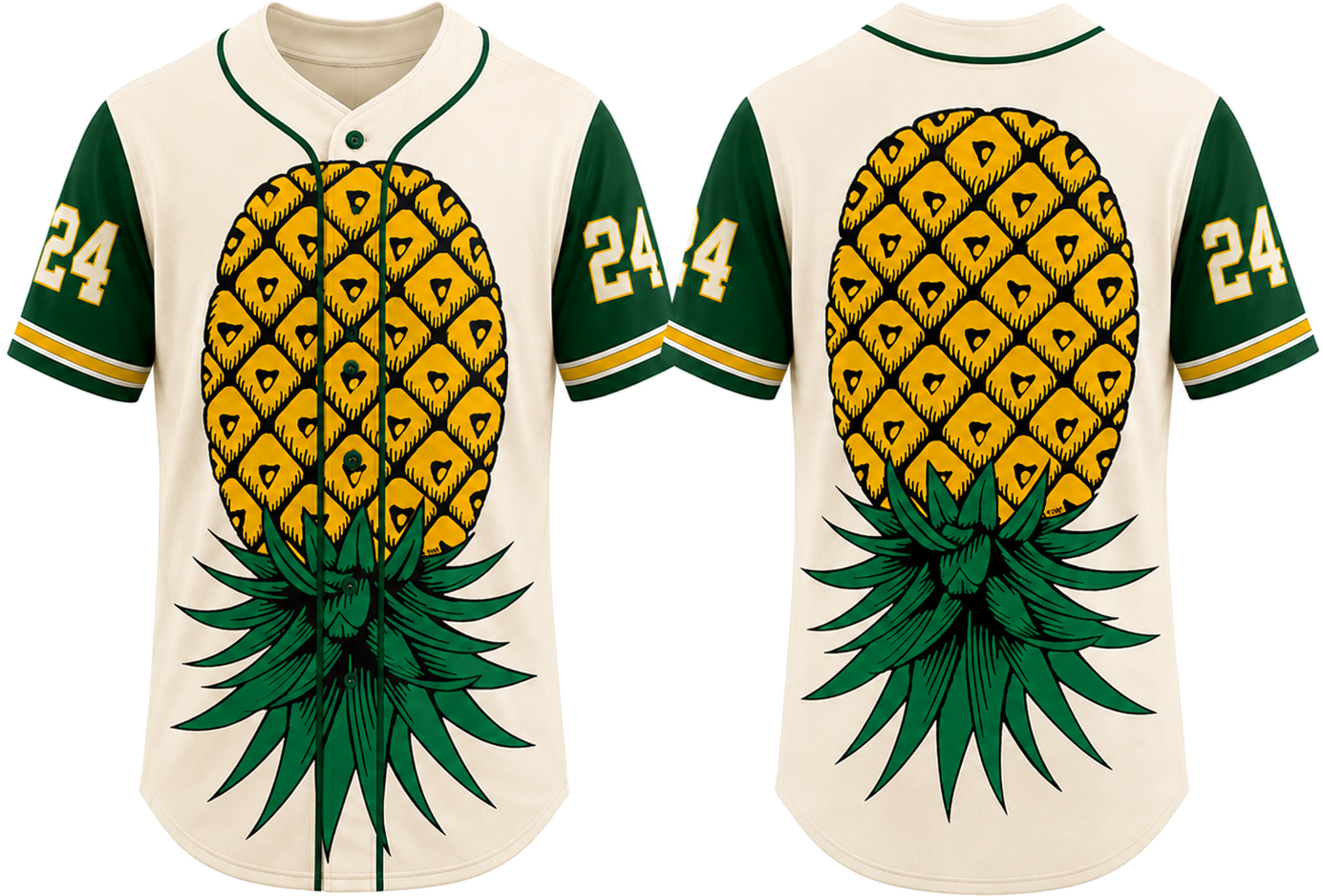 Party Jersey Mesh: Ananas2