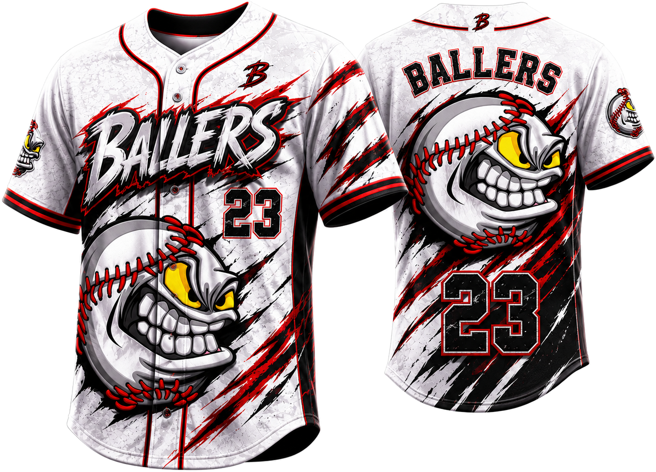 Party Jersey Mesh: Angry Baseball