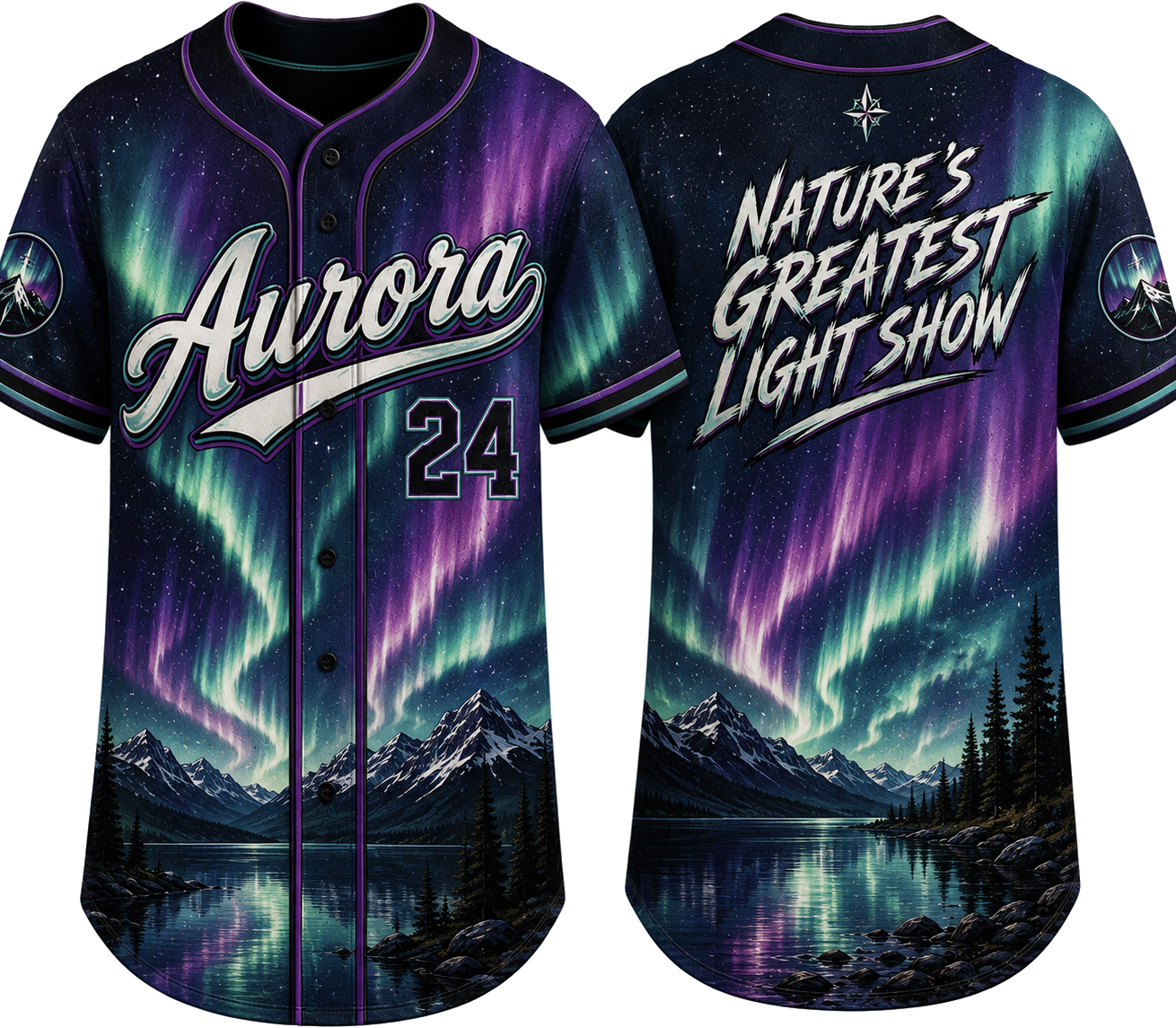 Party Jersey Mesh: Aurora