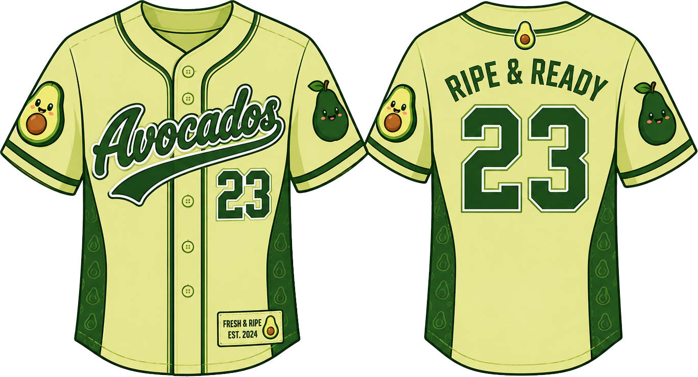 Party Jersey Mesh: Avocado