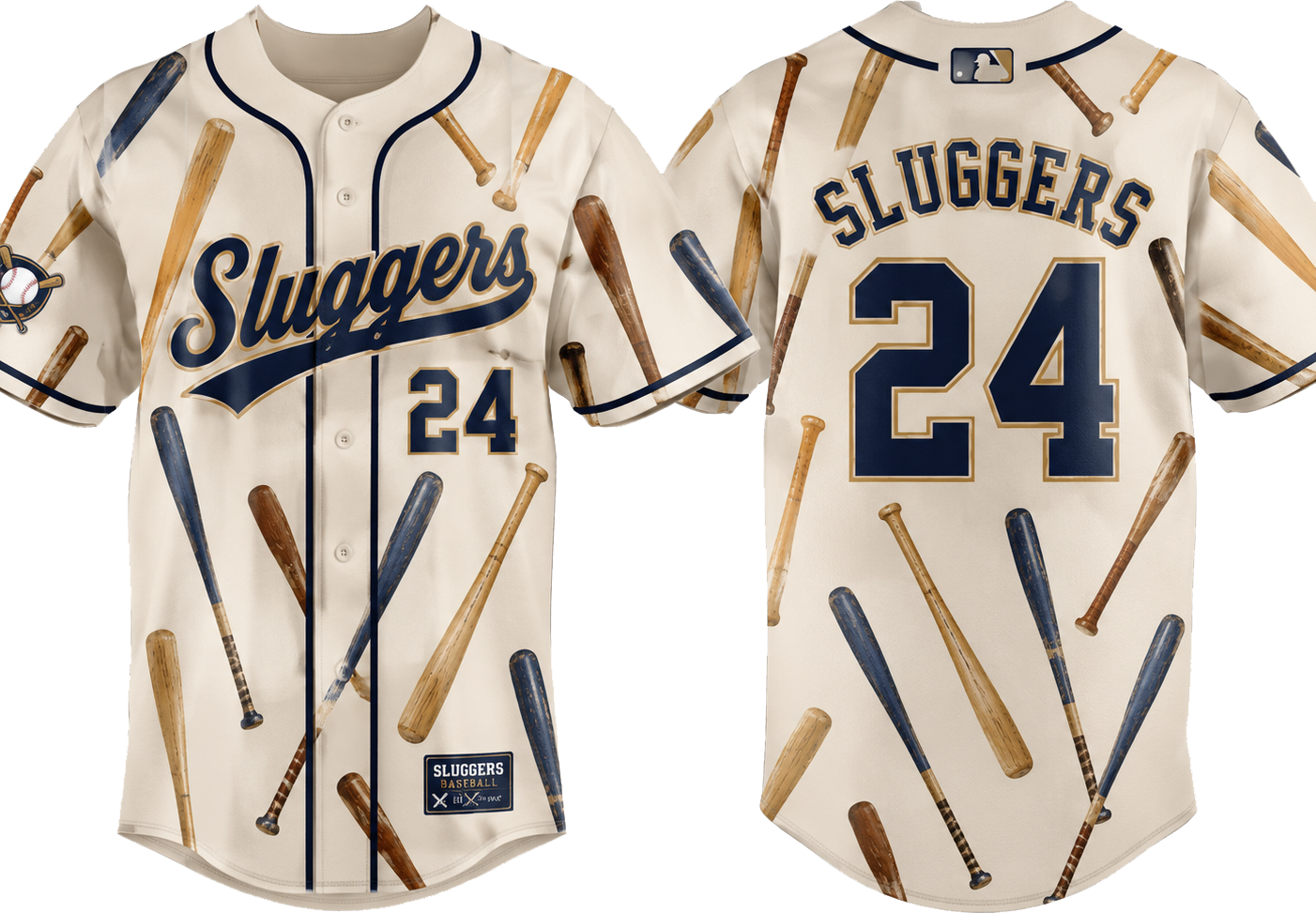 Party Jersey Mesh: Bats