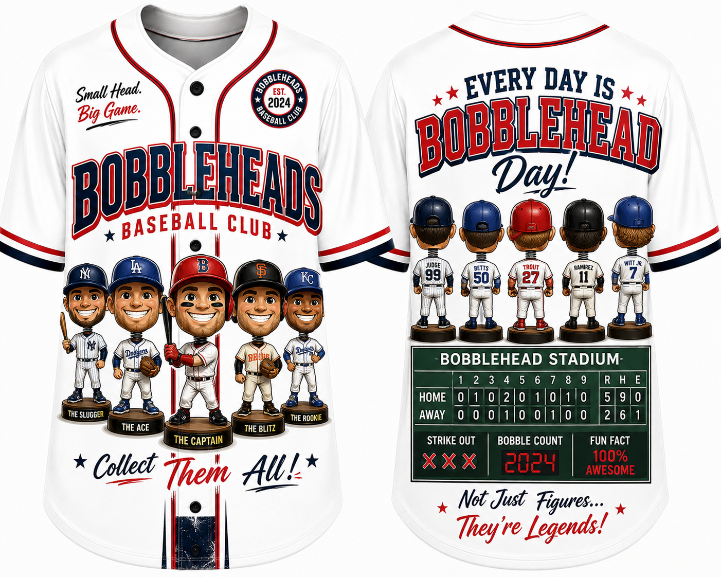 Party Jersey Mesh: Bobblehead 2