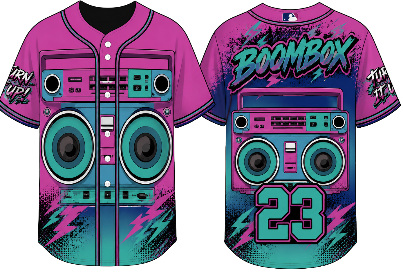Party Jersey Mesh: Boombox2