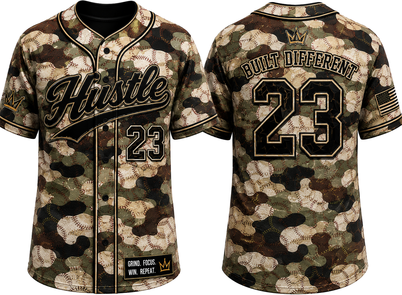 Party Jersey Mesh: Camouflage