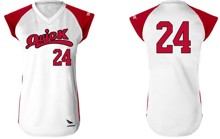 Quick Amersfoort Shirt, Softbal: Flatback Mesh