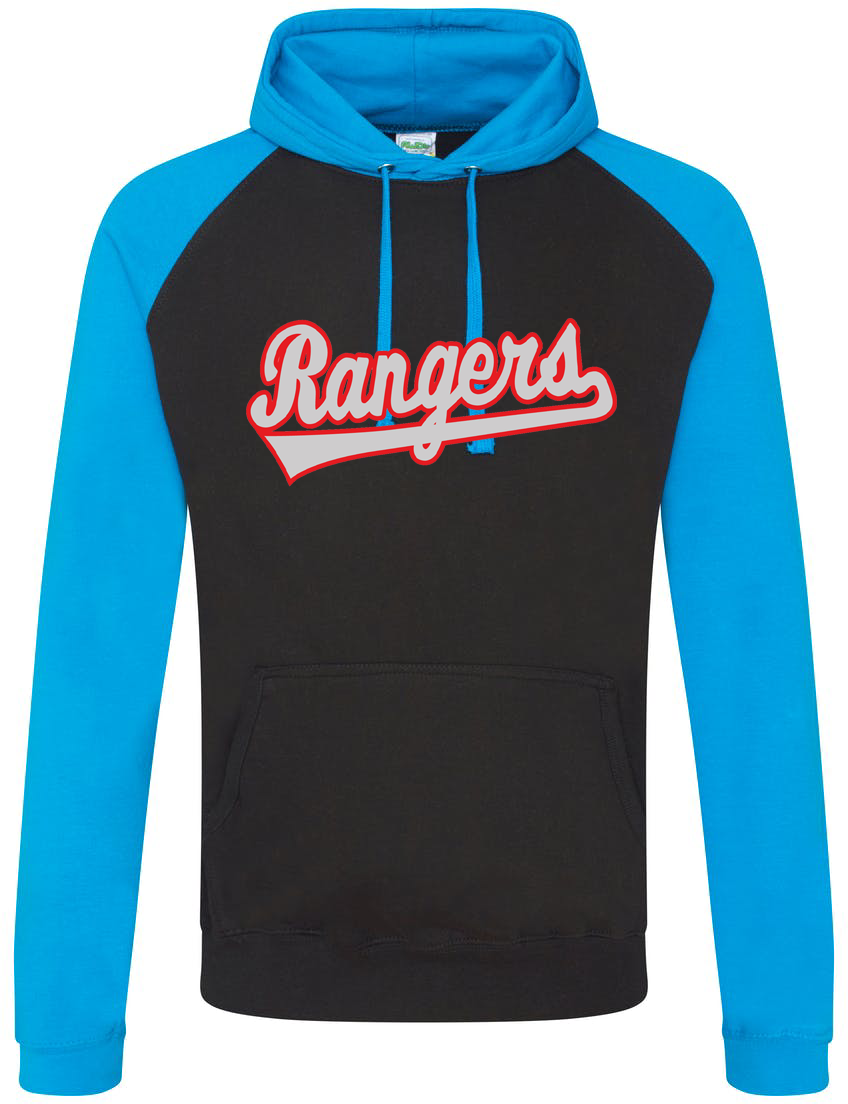 Sudadera con capucha en contraste Rangers Schagen (Updated logo)