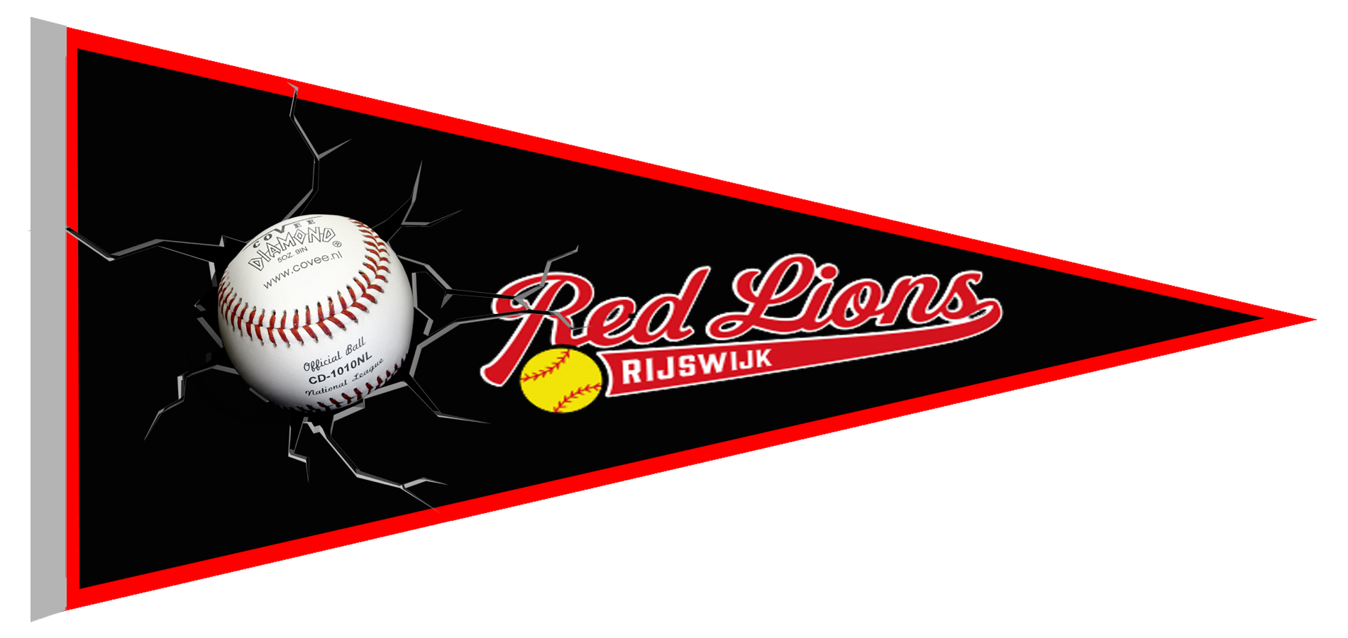 Banderin Red Lions