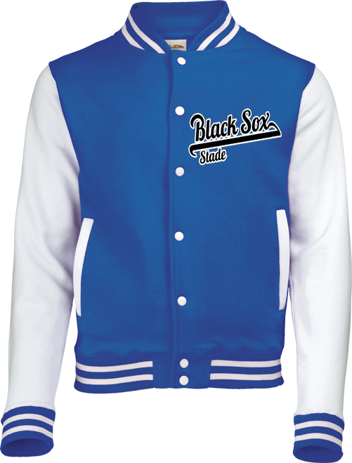 Stade Black Sox Varsity Jacket: Royal