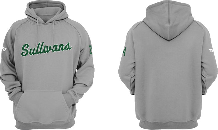 Felpa con cappuccio Sullivans-Green Devils: Grigio