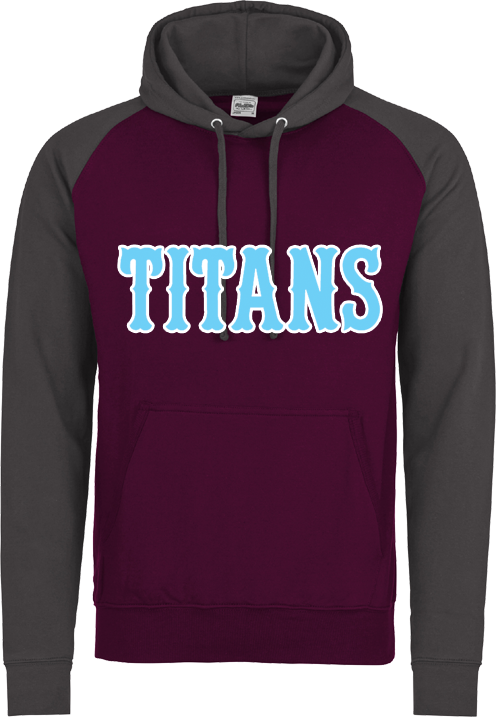 Felpa con cappuccio a contrasto Titans FR