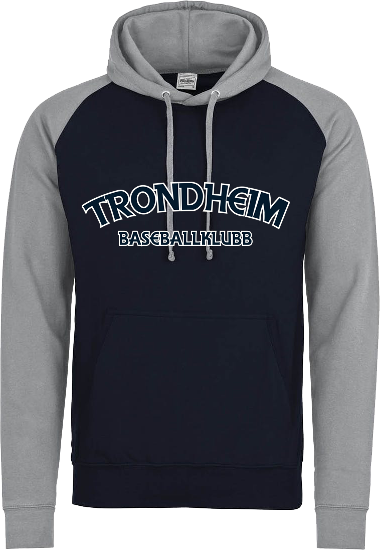 Felpa con cappuccio a contrasto Trondheim Baseballklubb