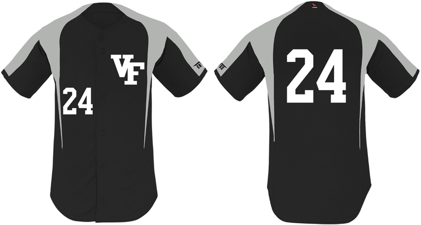 Camisa Vennep Flyers: negro/gris