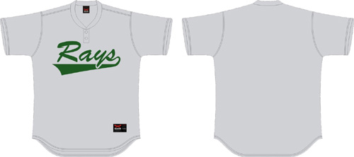 Maglia Braintree Rays Grigio, 2 bottoni