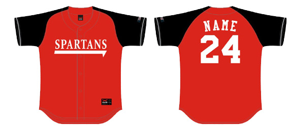 Maglia Newton Spartans: Rosso